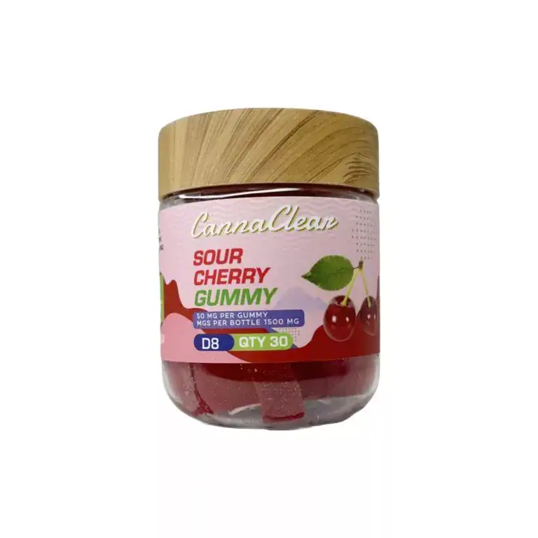 cannaclear sour cheery delta 8 gummies
